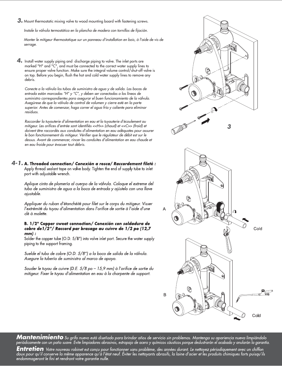 Danze D151000BT - Installation Manual User Manual | Page 5 / 8