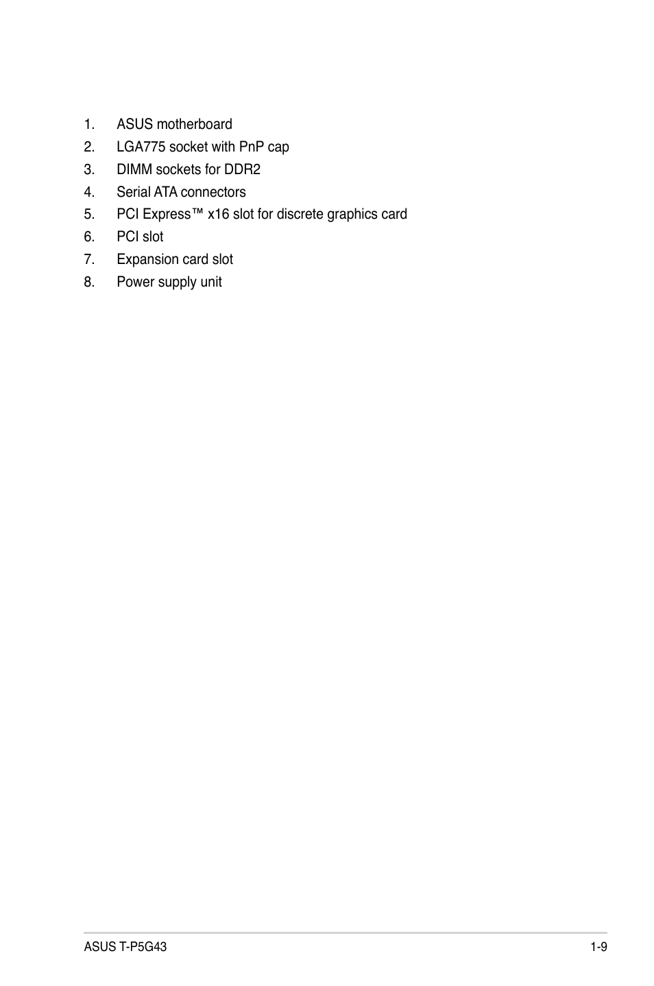 Asus T3-P5G43 User Manual | Page 19 / 104