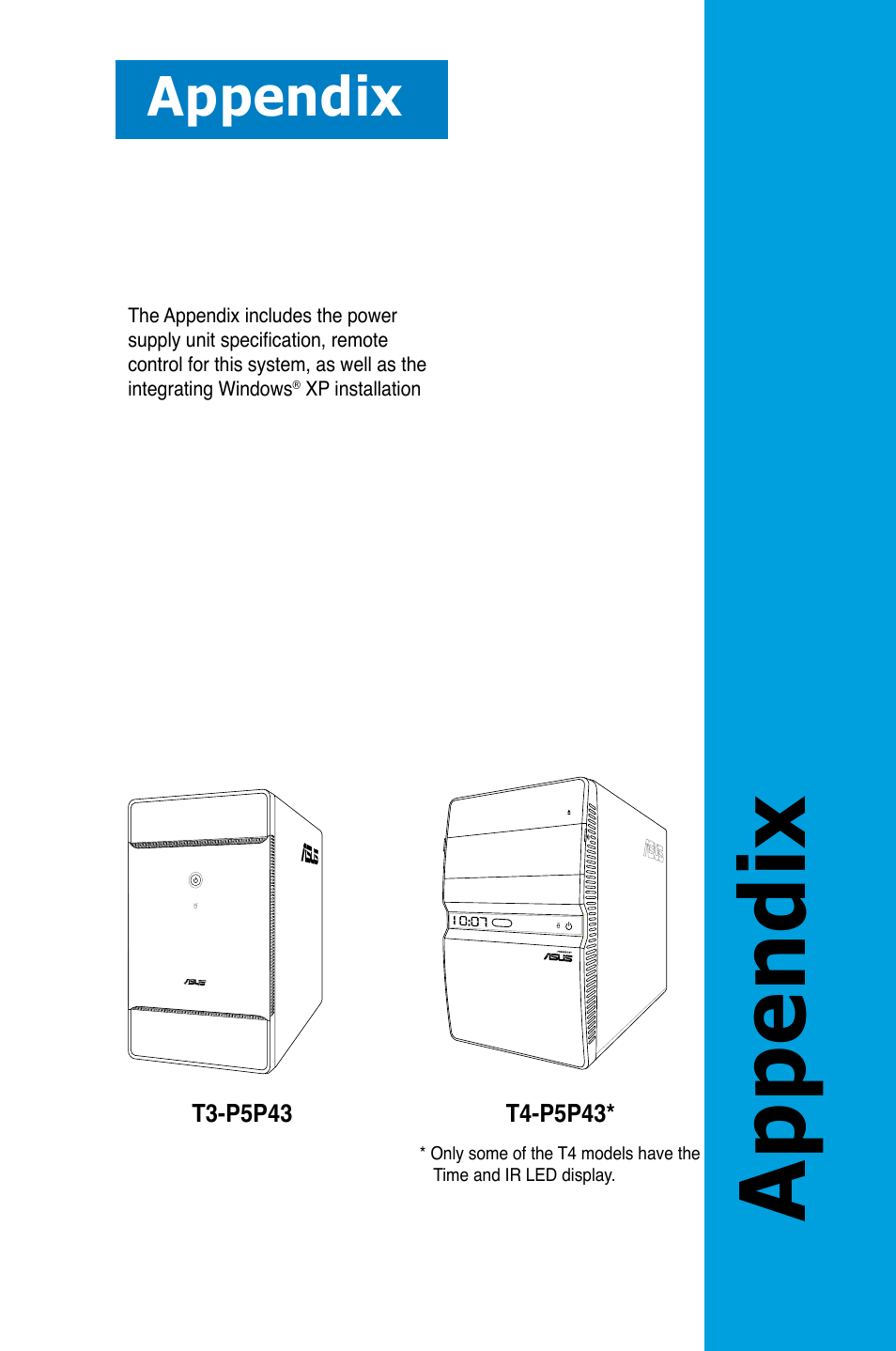 Appendix | Asus T3-P5G43 User Manual | Page 99 / 104