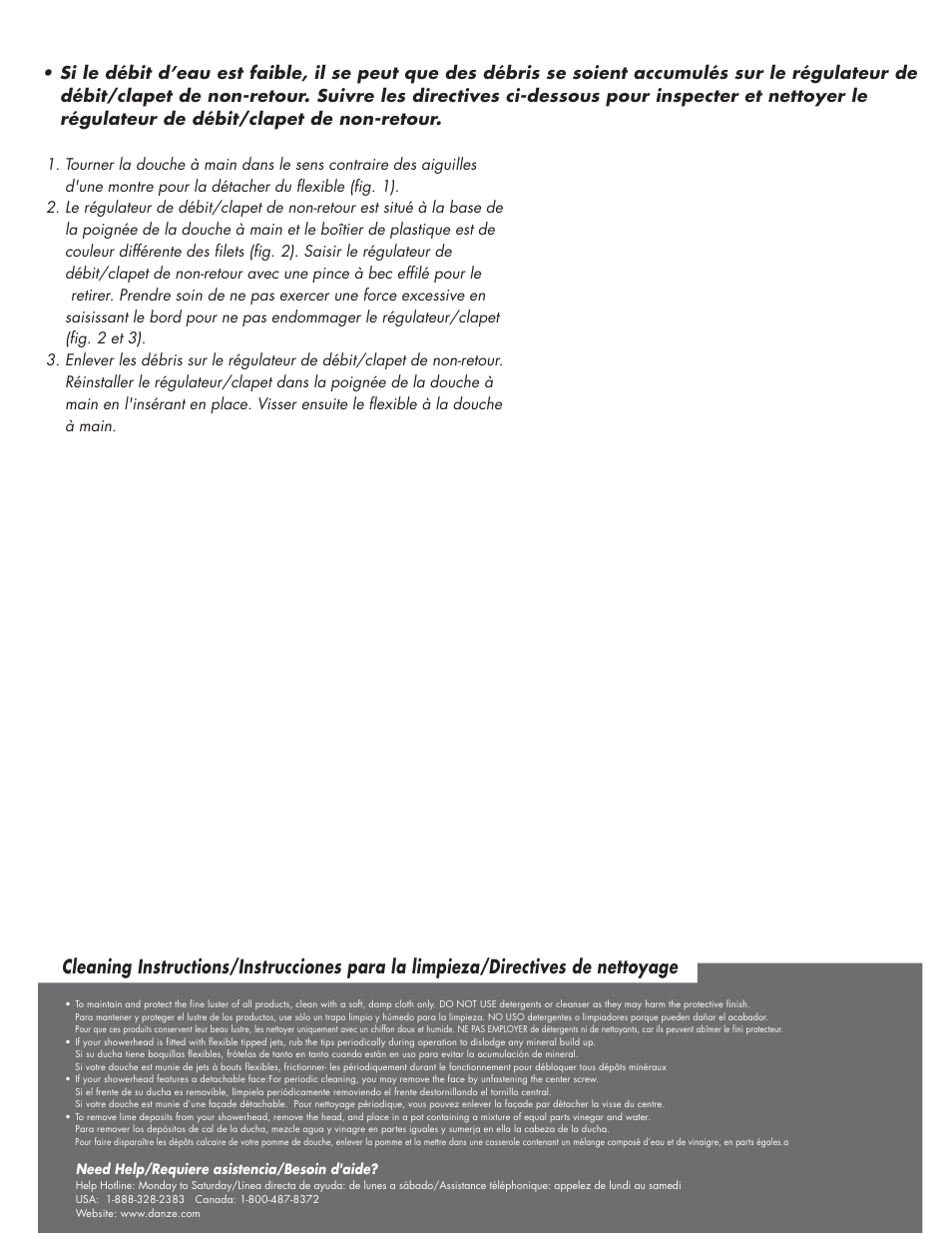 Danze D461022 - Installation Manual User Manual | Page 3 / 3