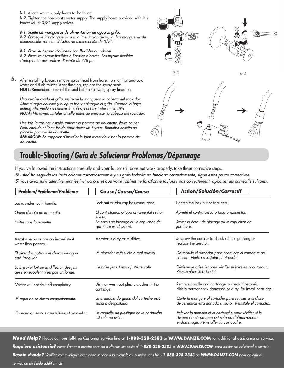 Danze D454746 - Installation Manual User Manual | Page 4 / 4