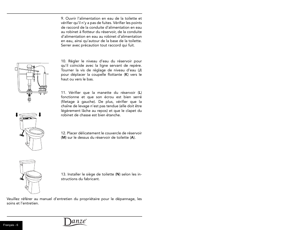 Danze DC061421 - Installation Manual User Manual | Page 11 / 11