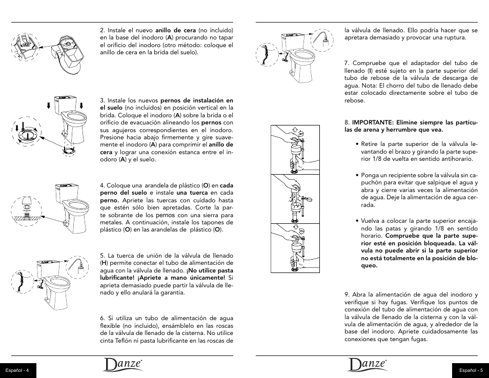 Danze DC061421 - Installation Manual User Manual | Page 7 / 11