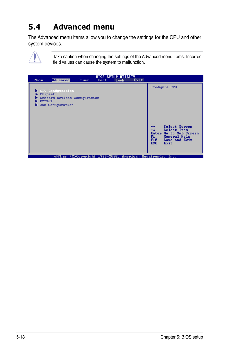 4 advanced menu | Asus T3-P5G31 User Manual | Page 70 / 92