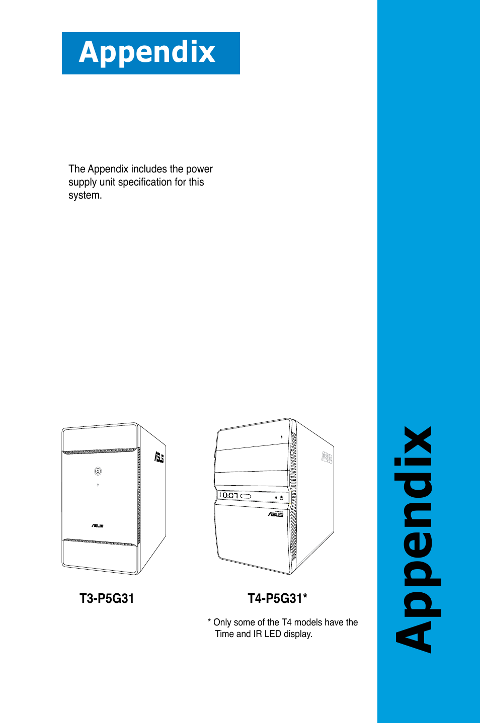 Appendix | Asus T3-P5G31 User Manual | Page 89 / 92