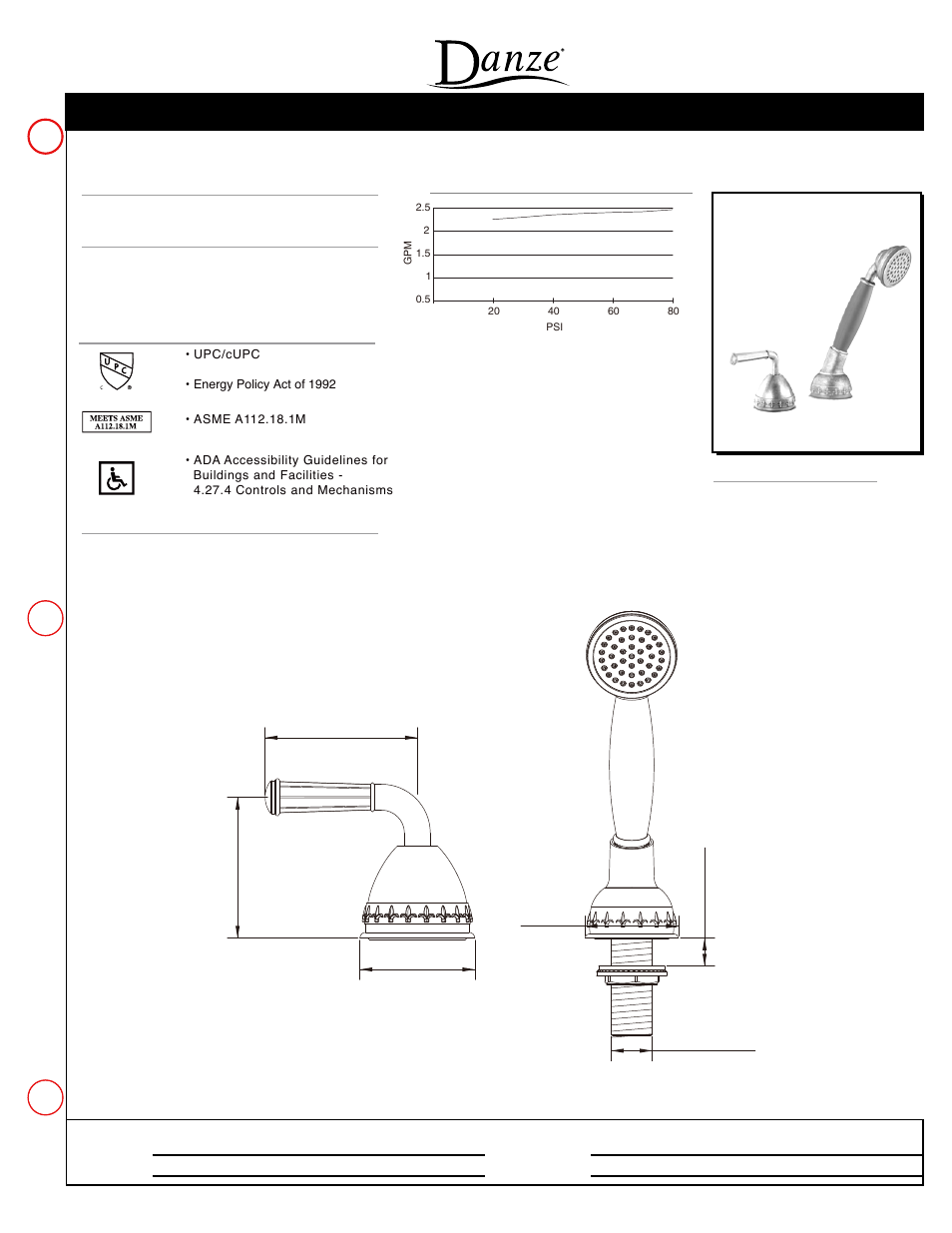 Danze STC-RTD User Manual | 1 page