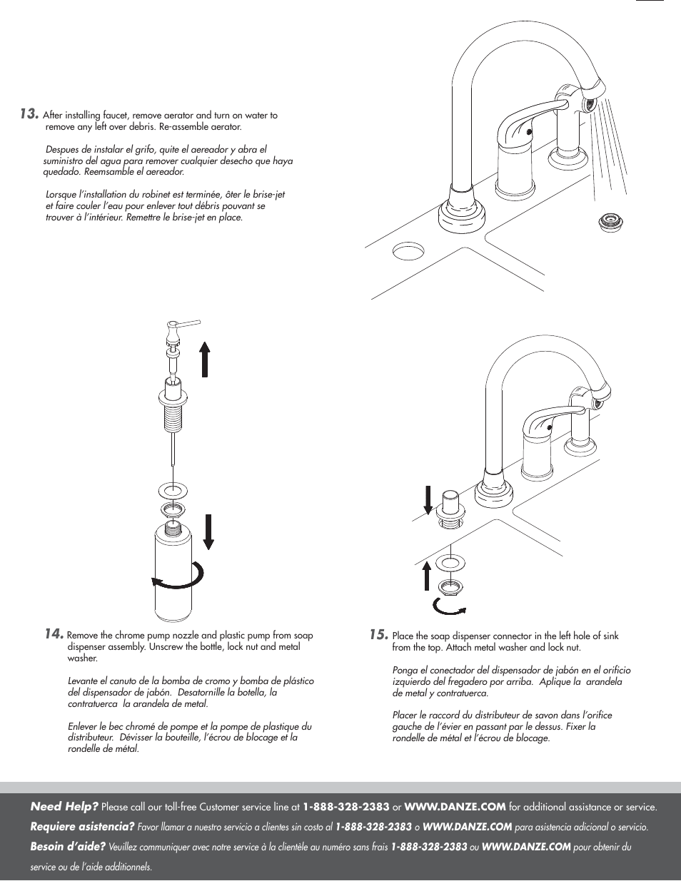 Danze D409012 - Installation Manual User Manual | Page 5 / 6
