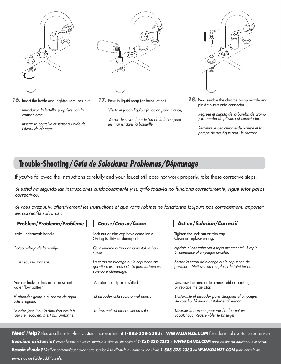 Danze D409012 - Installation Manual User Manual | Page 6 / 6