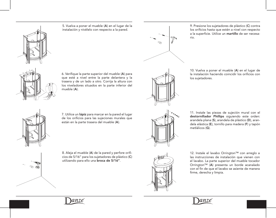 Danze DF012130 - Installation Manual User Manual | Page 8 / 12