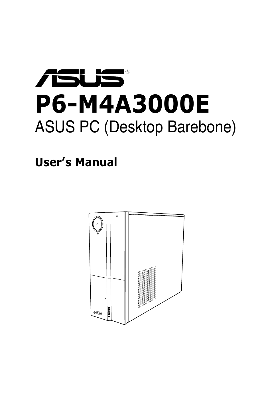 Asus P6-M4A3000E User Manual | 59 pages