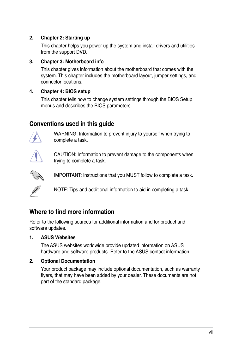 Where to find more information | Asus P6-M4A3000E User Manual | Page 7 / 59