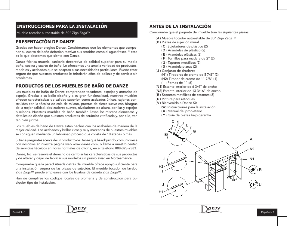 Danze DF032130 - Installation Manual User Manual | Page 6 / 12