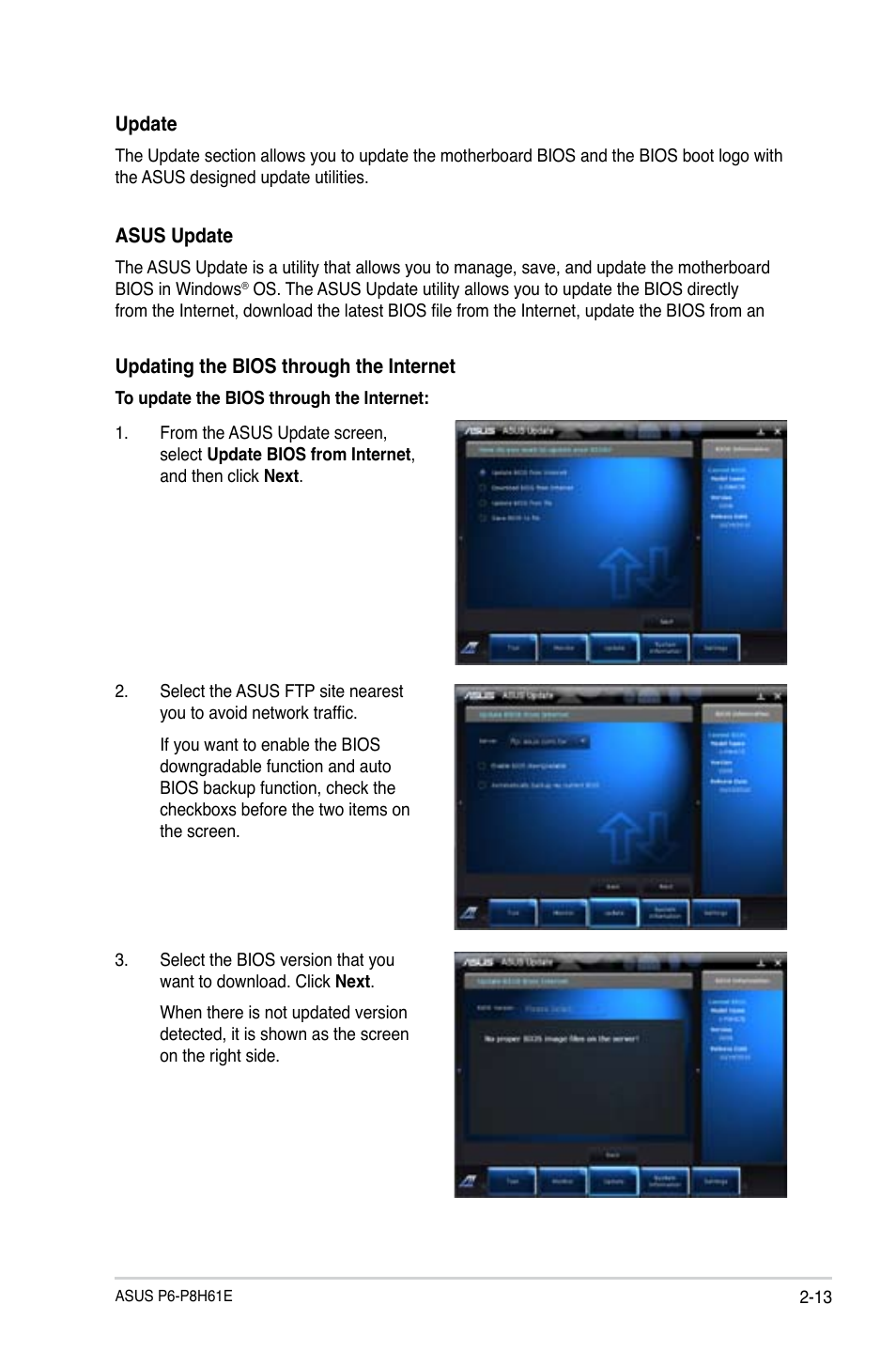 Asus P6-P8H61E User Manual | Page 29 / 75