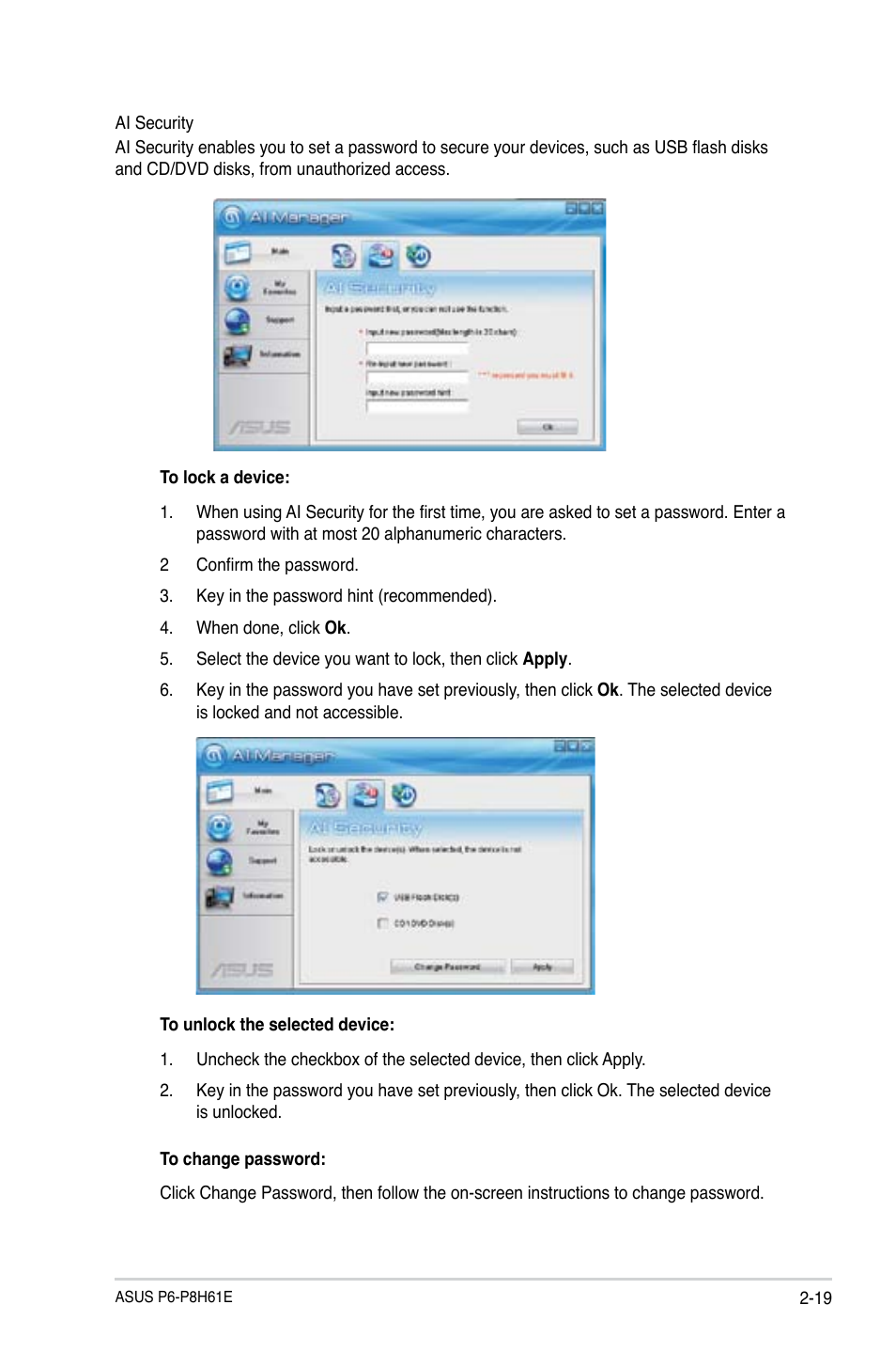 Asus P6-P8H61E User Manual | Page 35 / 75