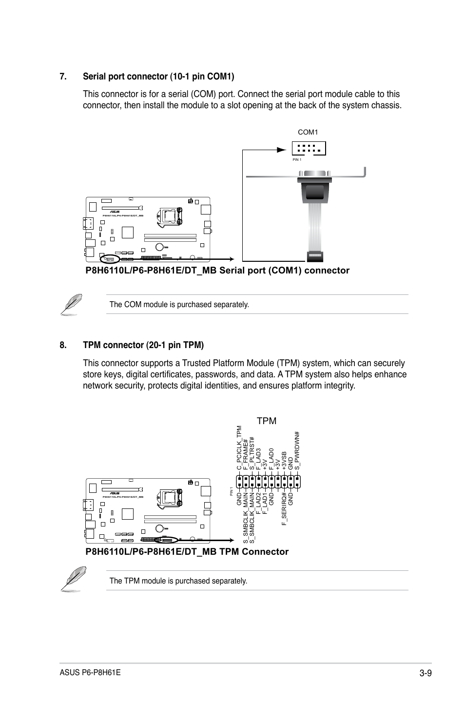 Asus P6-P8H61E User Manual | Page 47 / 75