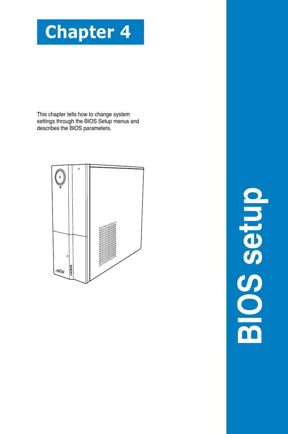 Chapter 4: bios setup, Bios setup, Chapter 4 | Asus P6-P8H61E User Manual | Page 51 / 75