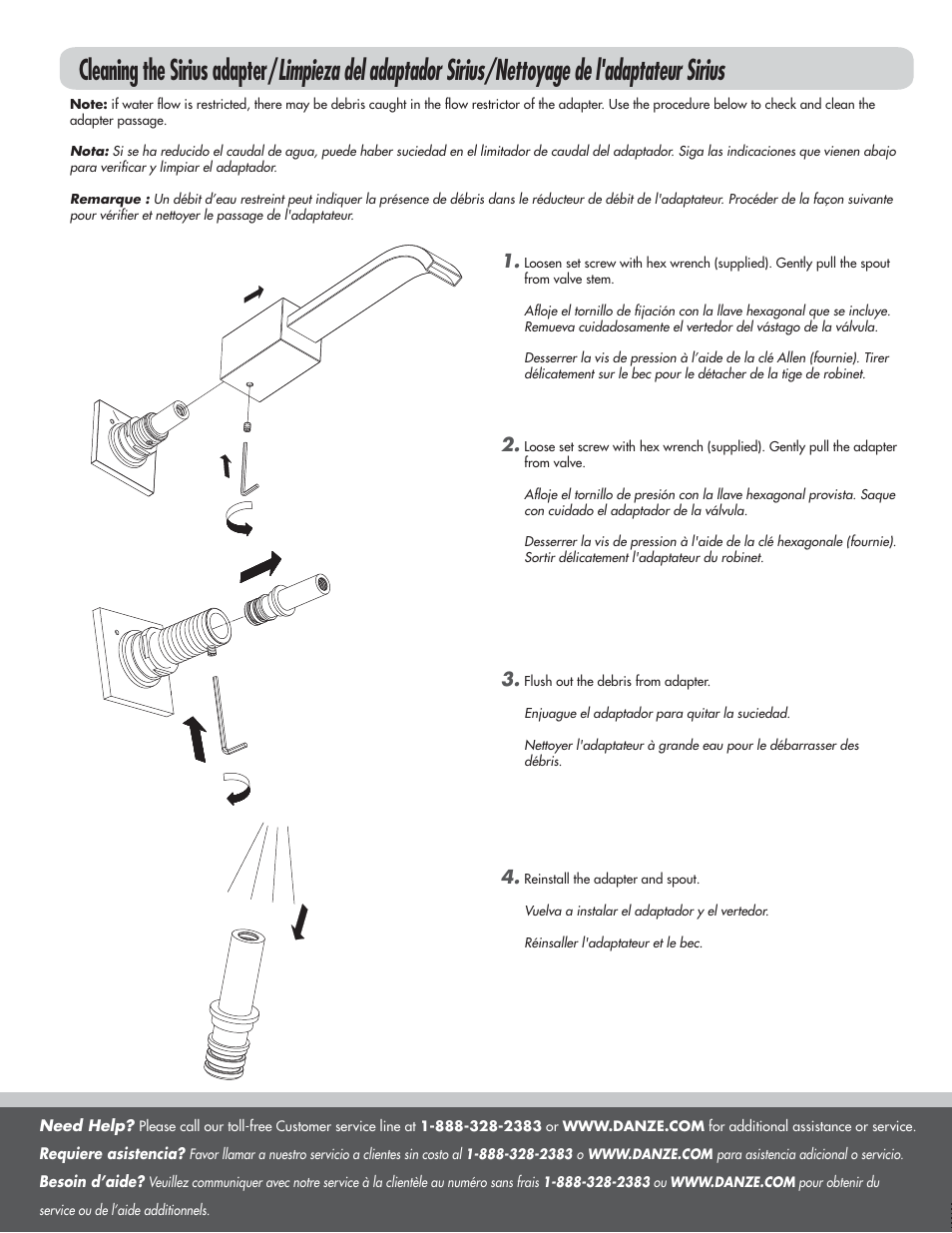 Danze D216044T - Installation Manual User Manual | Page 6 / 7