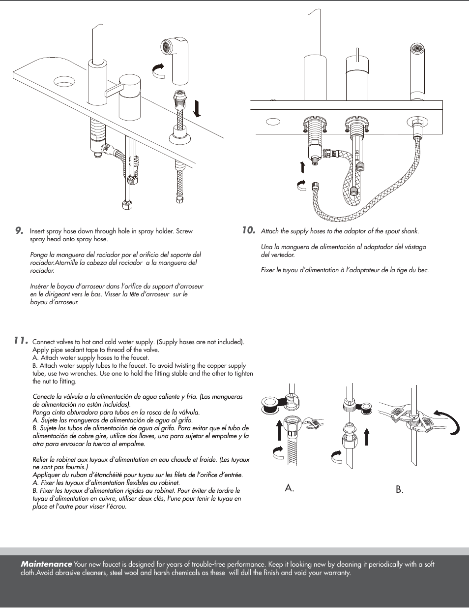 A. b | Danze D409030 - Installation Manual User Manual | Page 4 / 6
