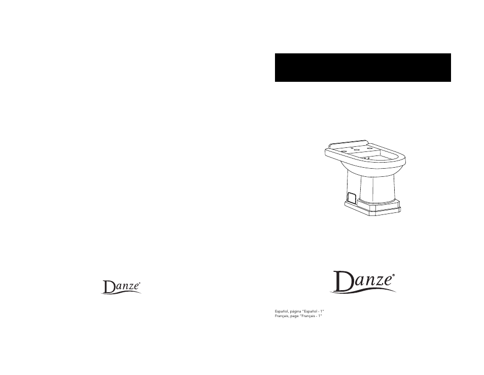 Danze DC024110 - Installation Manual User Manual | 9 pages