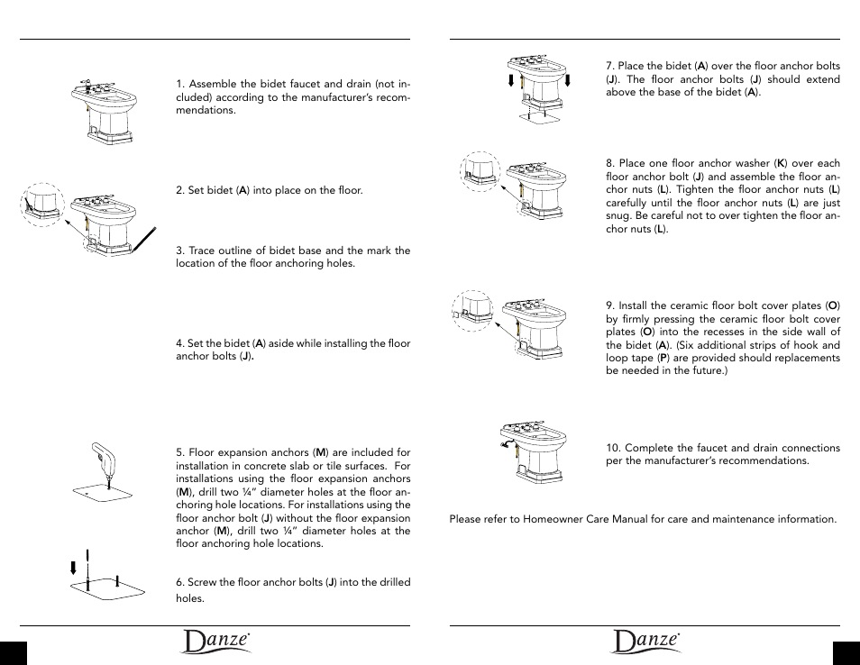 Danze DC024110 - Installation Manual User Manual | Page 4 / 9