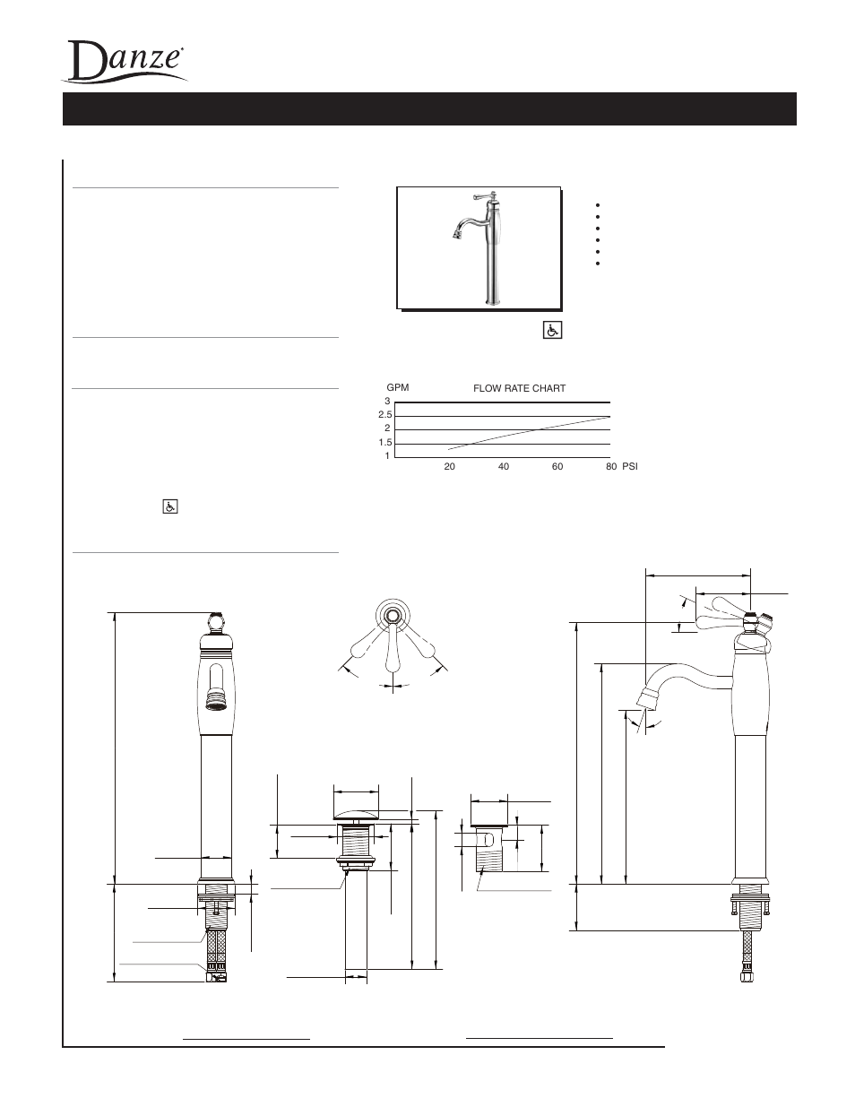 Danze D201014 - Spec Sheets User Manual | 1 page