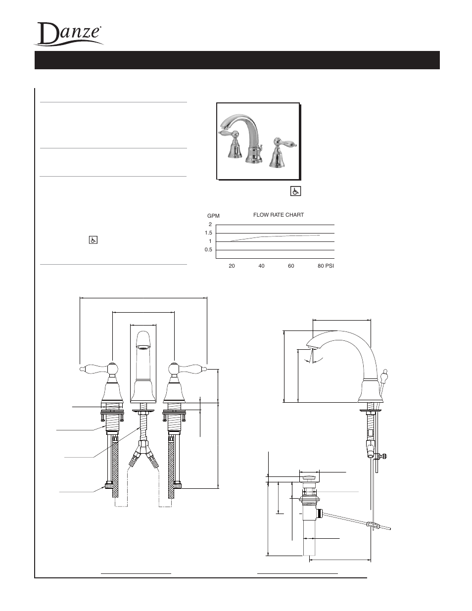 Danze D308340 - Spec Sheets User Manual | 1 page