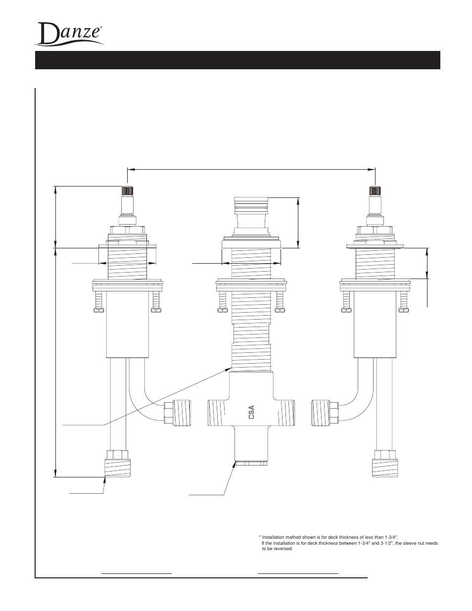 Specifications | Danze D309711 User Manual | Page 2 / 2
