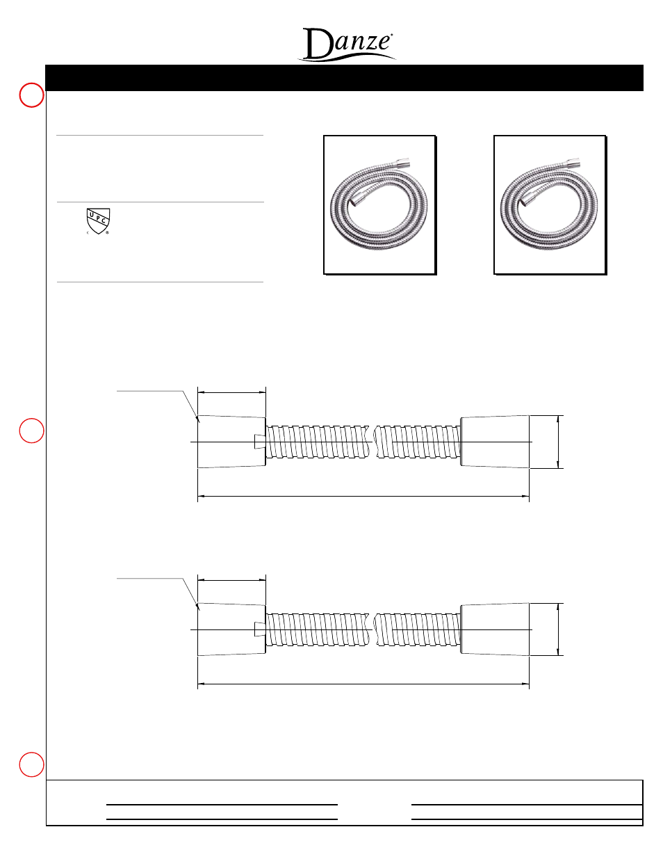 Danze D469030 User Manual | 1 page