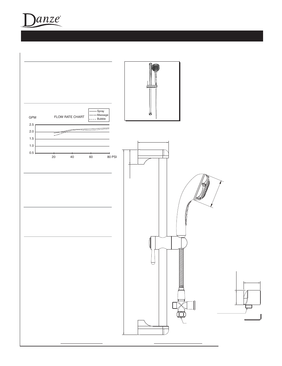 Danze D465002 - Spec Sheets User Manual | 1 page