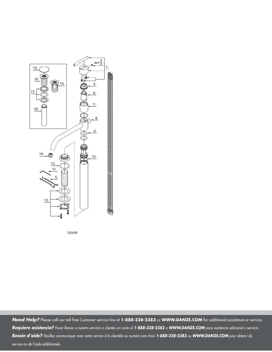 Danze D226058 - Installation Manual User Manual | Page 5 / 5
