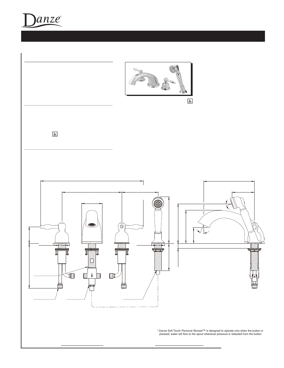 Danze D302755 - Spec Sheets User Manual | 2 pages