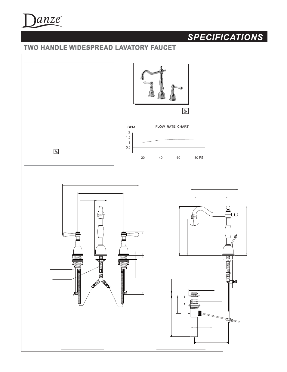 Danze D306457 - Spec Sheets User Manual | 1 page