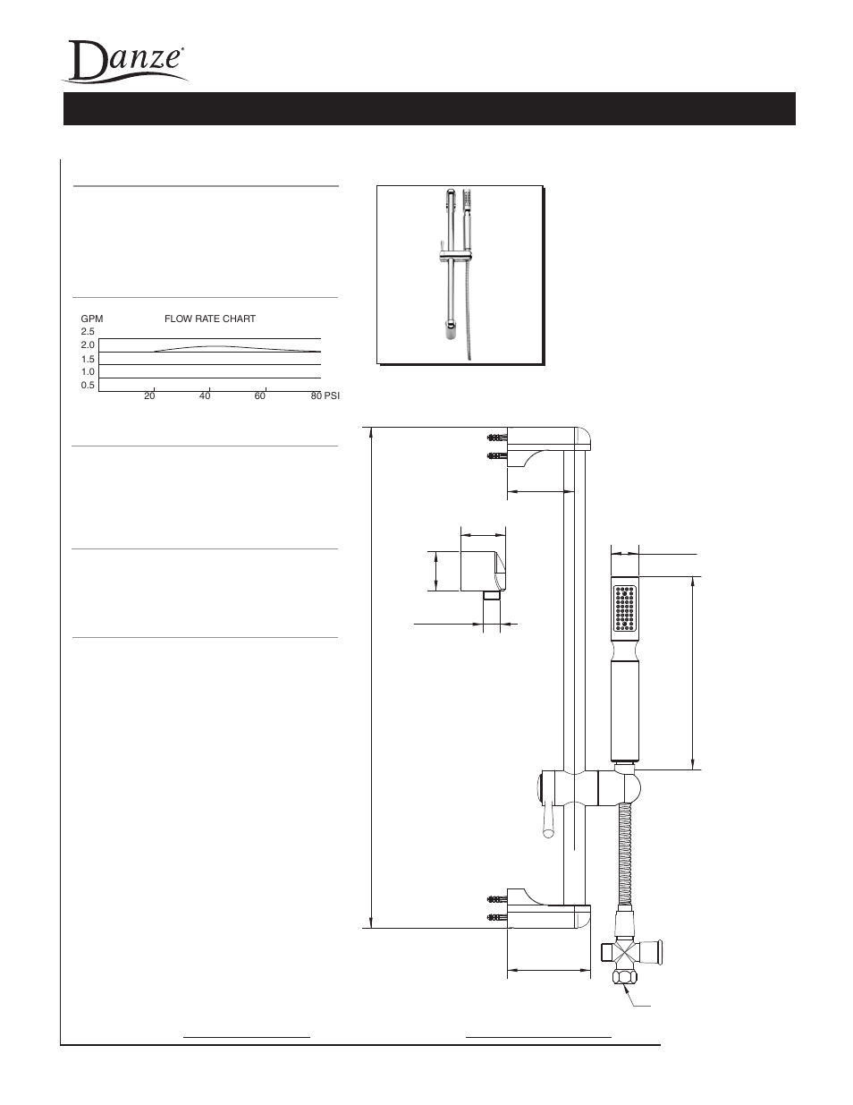 Danze D465003 - Spec Sheets User Manual | 1 page