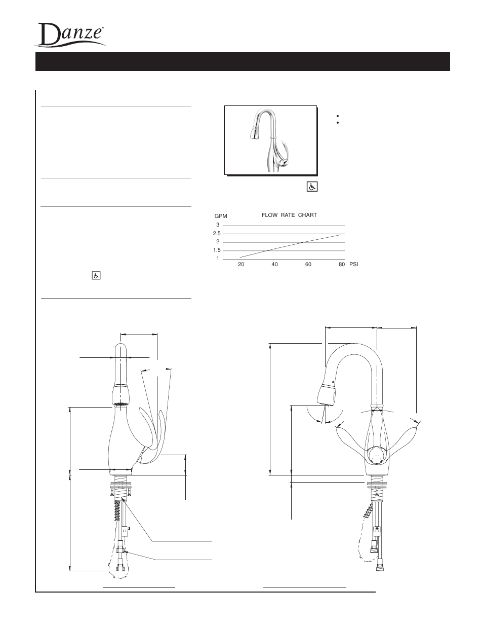 Danze D455646 - Spec Sheets User Manual | 1 page