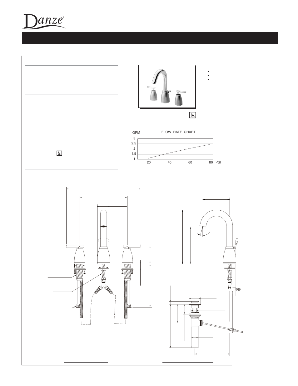 Danze D303454 - Spec Sheets User Manual | 1 page