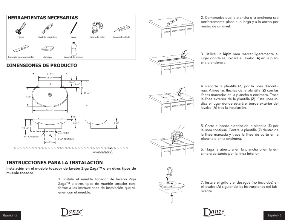 Danze DC037341 - Installation Manual User Manual | Page 5 / 9