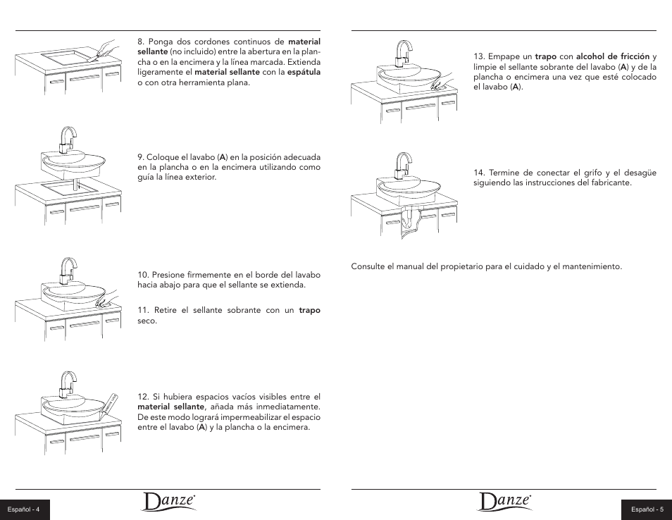Danze DC037341 - Installation Manual User Manual | Page 6 / 9