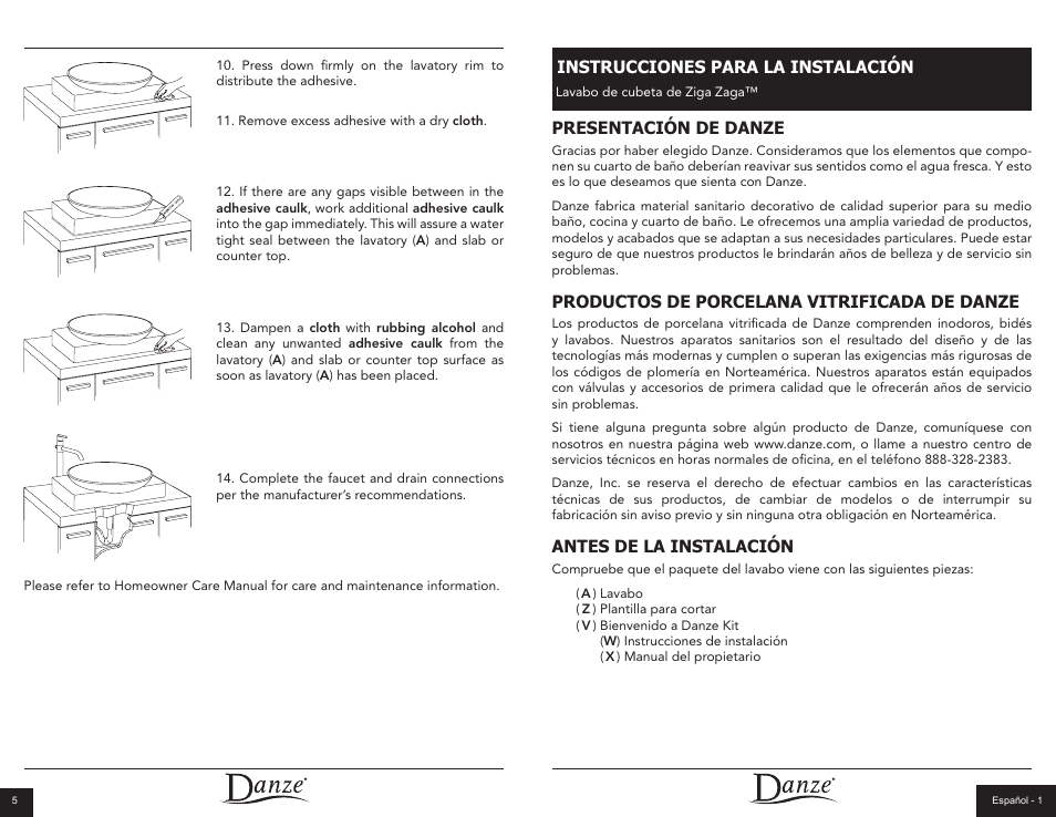 Danze DC037350 - Installation Manual User Manual | Page 4 / 8