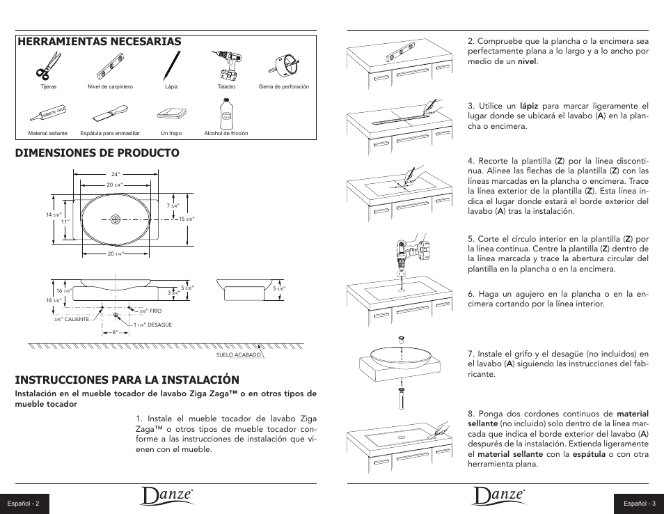 Danze DC037350 - Installation Manual User Manual | Page 5 / 8