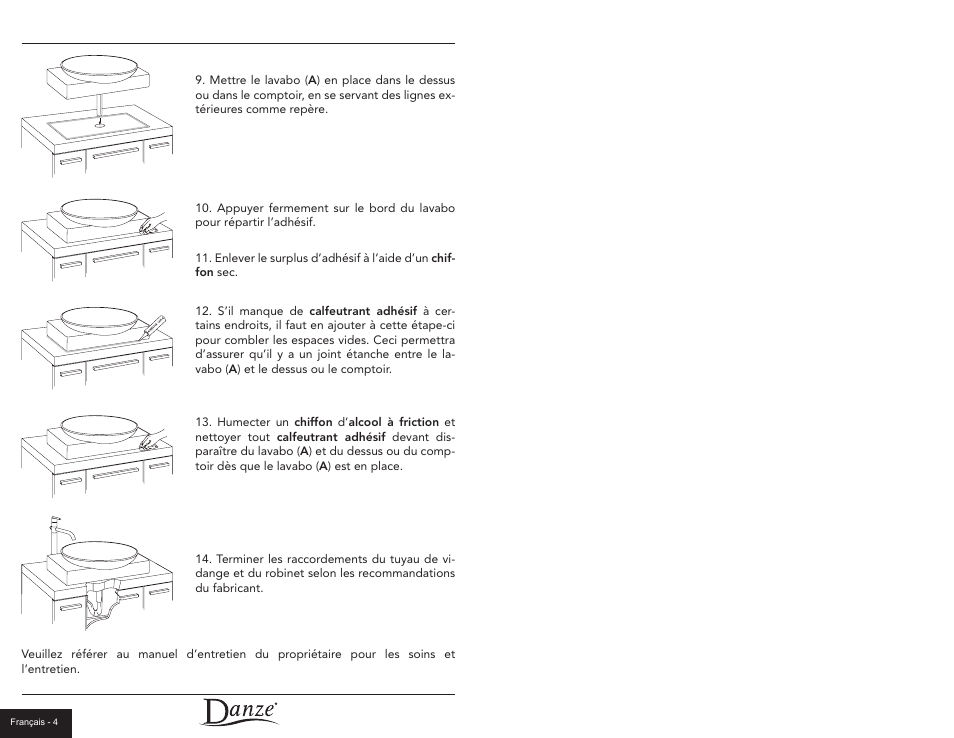 Danze DC037350 - Installation Manual User Manual | Page 8 / 8