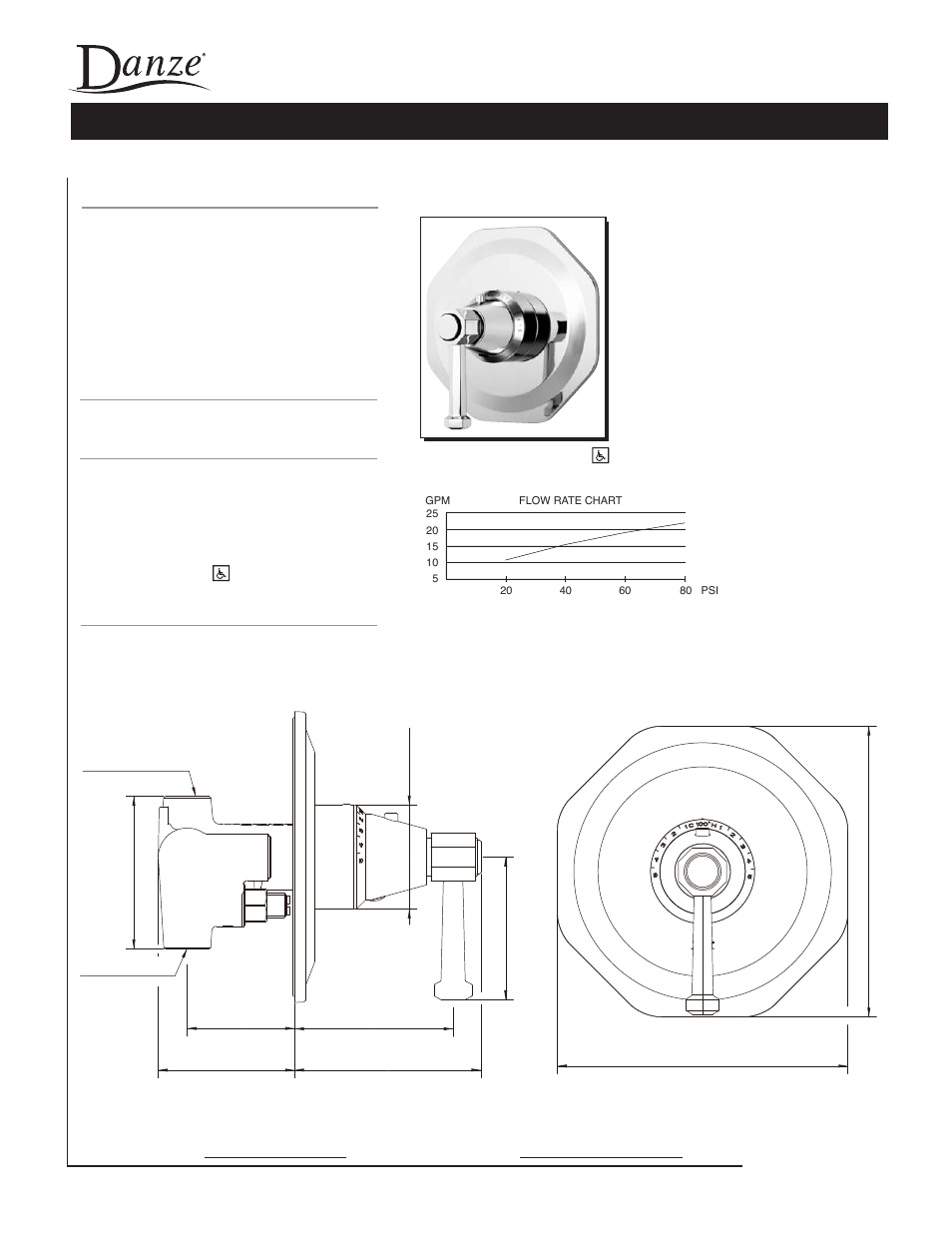 Danze D562066 - Spec Sheets User Manual | 1 page