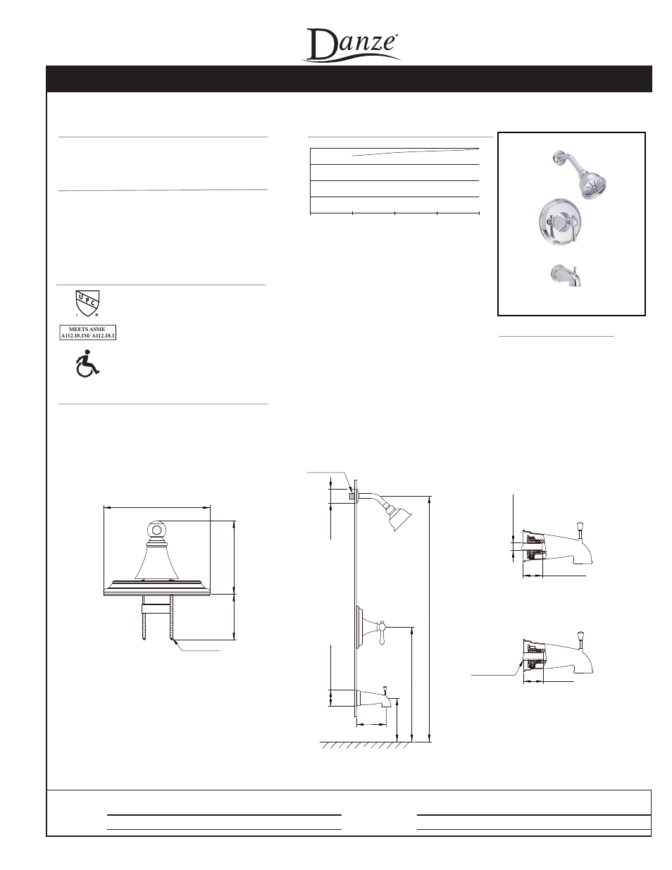 Danze D510426T User Manual | 1 page