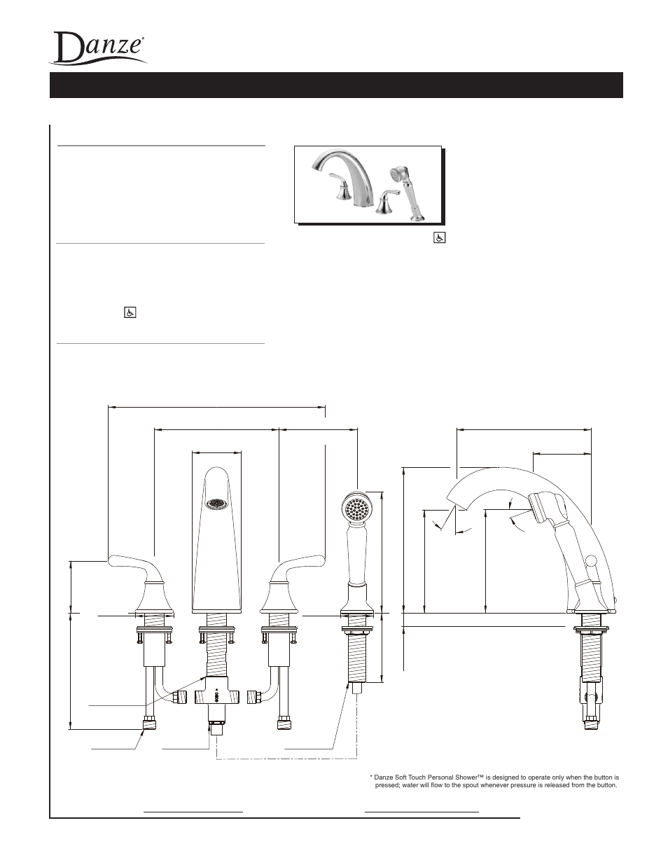 Danze D307756 - Spec Sheets User Manual | 2 pages