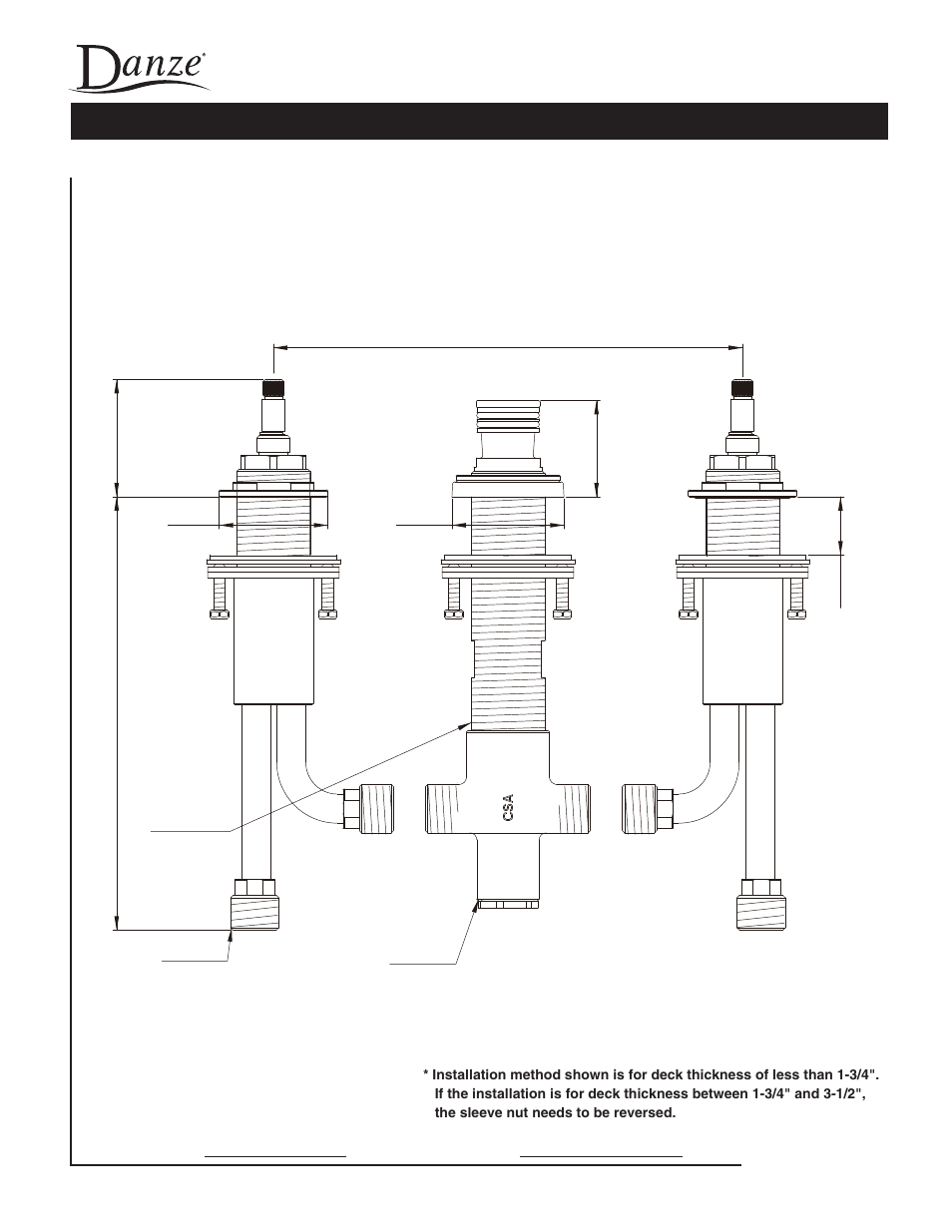 Specifications | Danze D307756 - Spec Sheets User Manual | Page 2 / 2