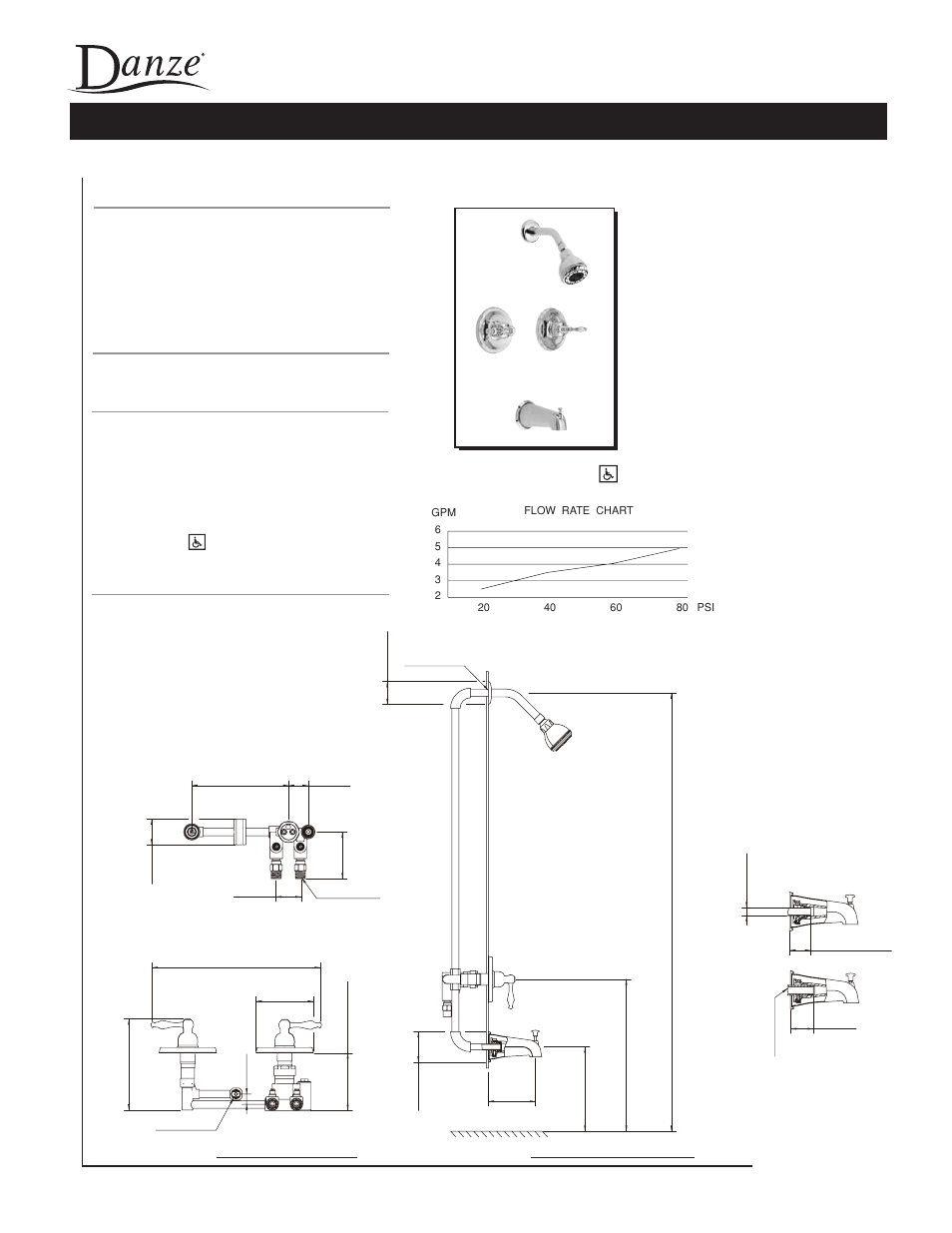 Danze D500155 - Spec Sheets User Manual | 1 page