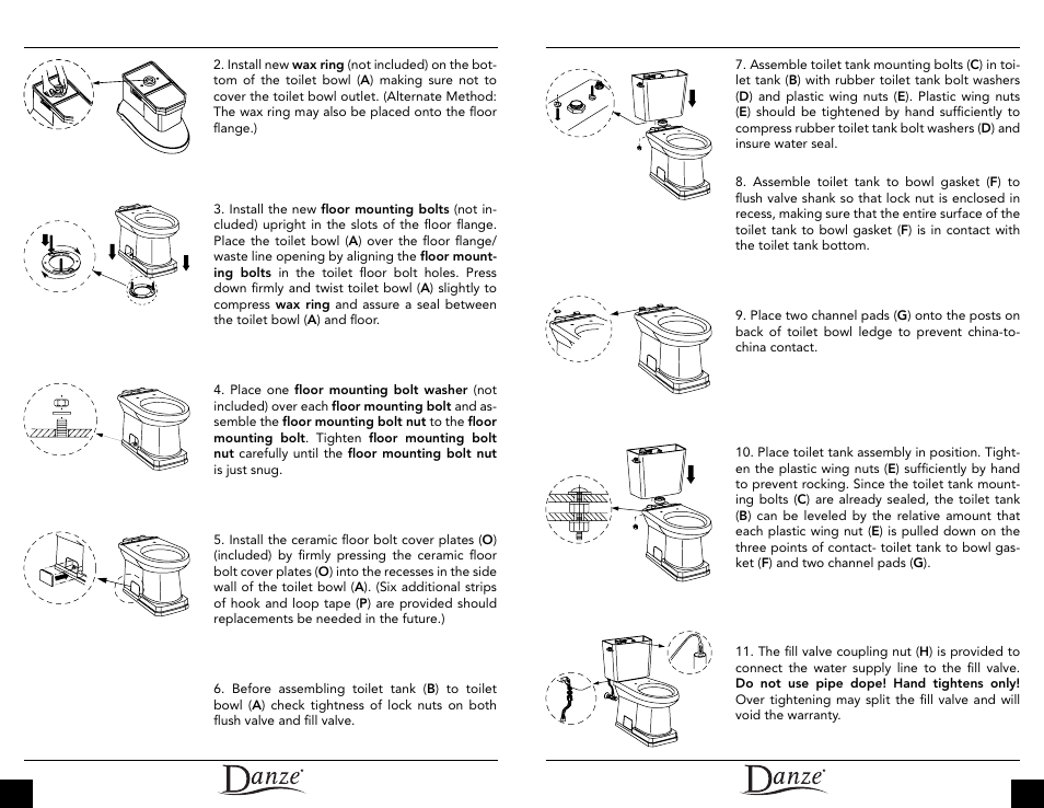 Danze DC023230-DC022221 - Installation Manual User Manual | Page 4 / 13