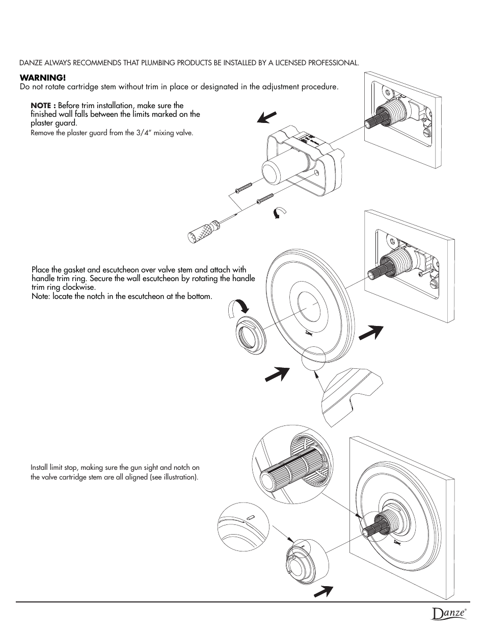 Operation manual | Danze D562054 - Installation Manual User Manual | Page 3 / 35