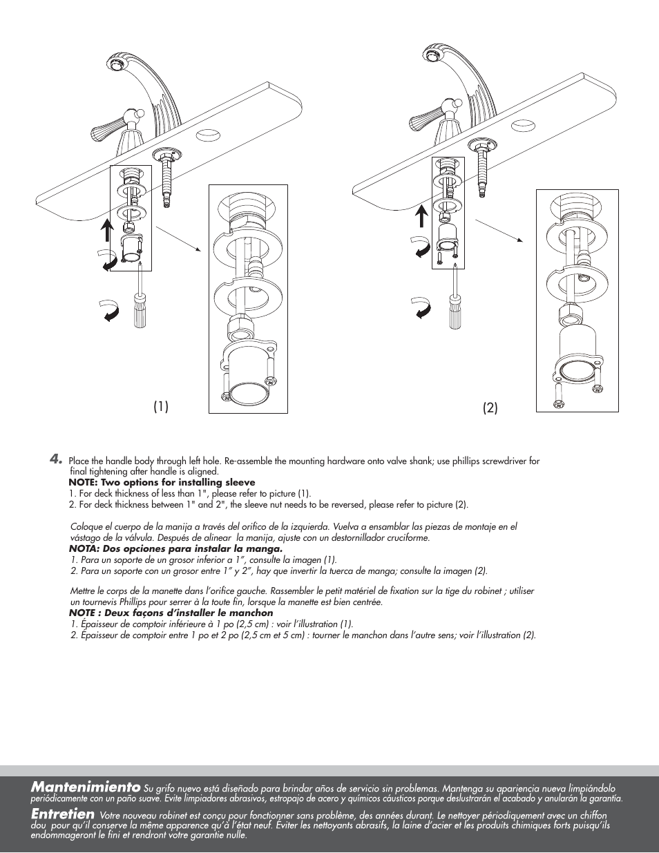 Danze D304060 - Installation Manual User Manual | Page 3 / 7