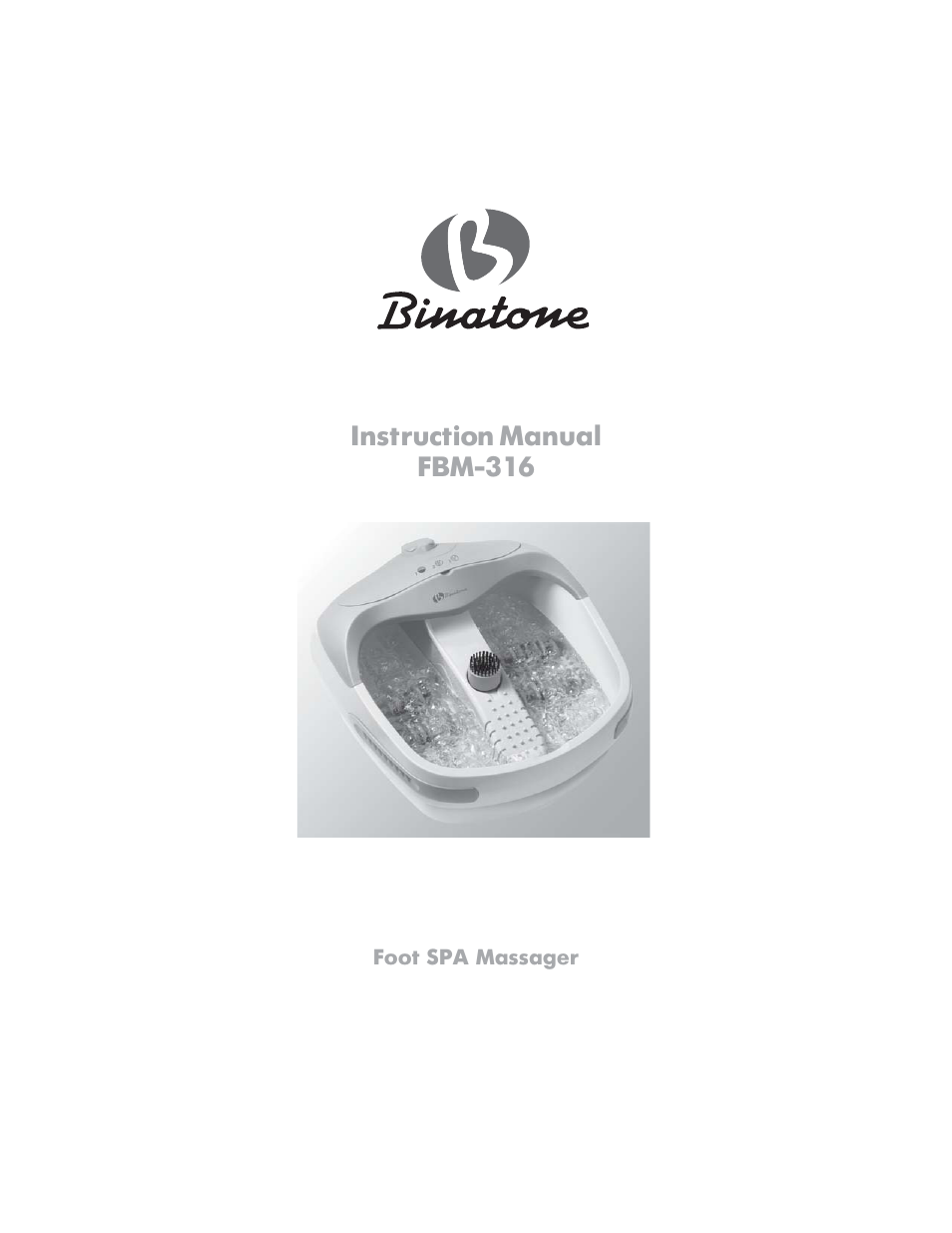 Binatone FBM-316 User Manual | 28 pages