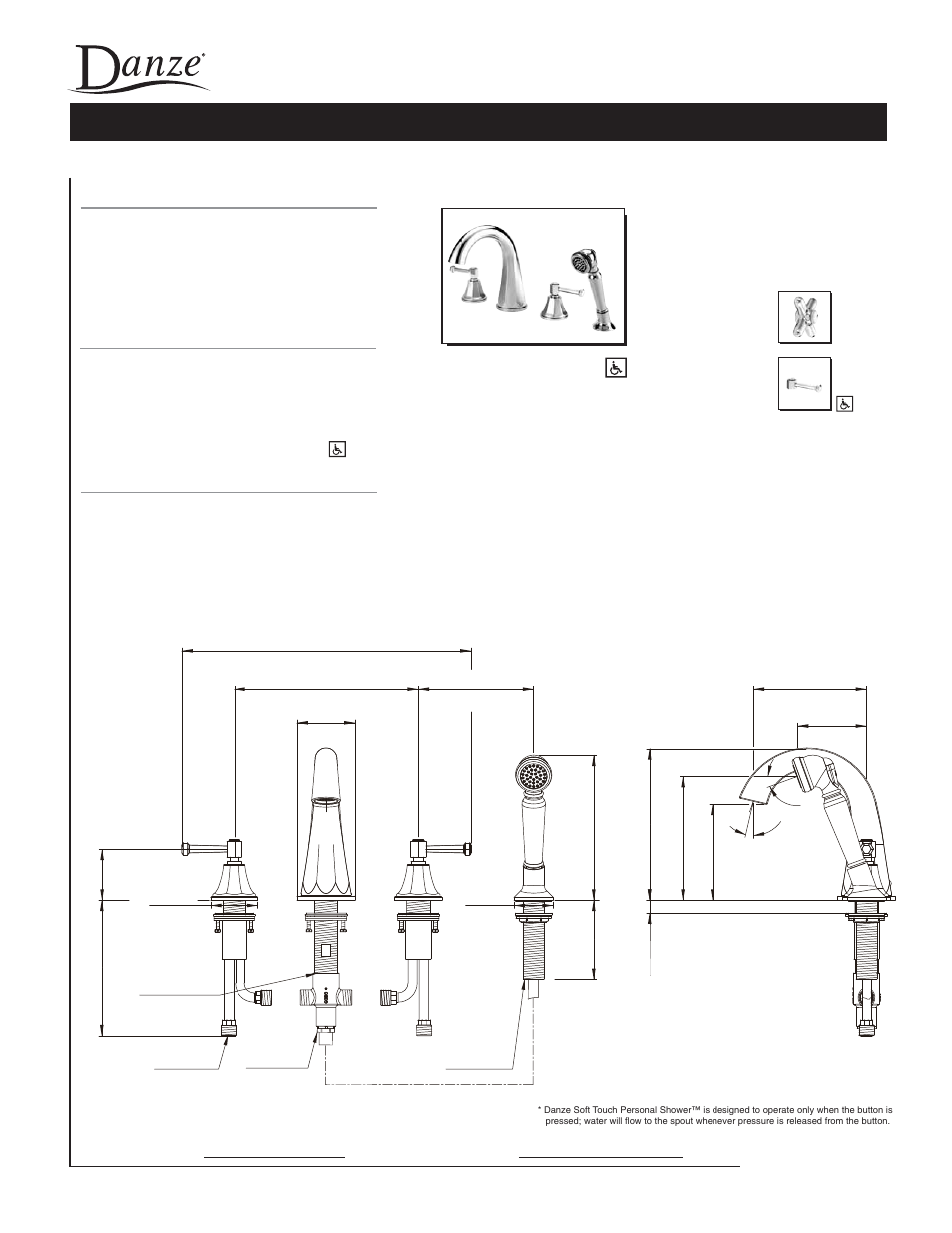 Danze D314768 - Spec Sheets User Manual | 2 pages